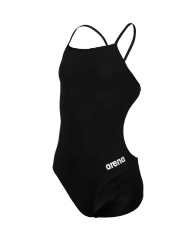 GIRL'S TEAM SWIMSUIT CHALLENGE SOLID KIZ ÇOCUK YÜZÜCÜ MAYOSU / BLACK