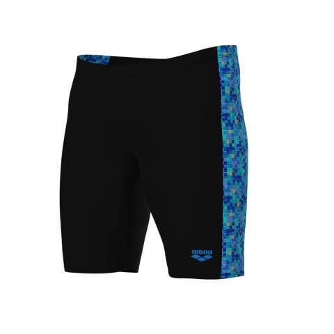 MEN'S ARENA POOLTILES SWIM JAMMER/BLACK BLUE MULTI ERKEK MAYOSU