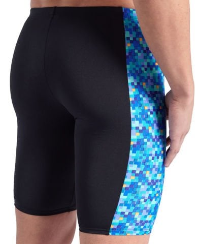 MEN'S ARENA POOLTILES SWIM JAMMER/BLACK BLUE MULTI ERKEK MAYOSU