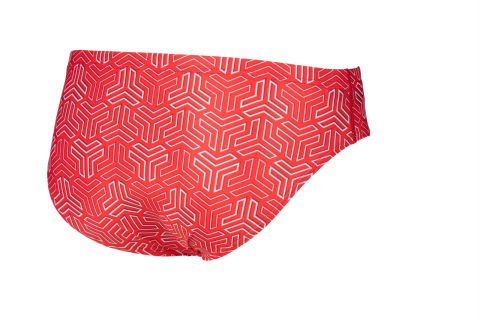 M KIKKO BRIEF ERKEK YÜZÜCÜ MAYOSU/RED-MULTI RED