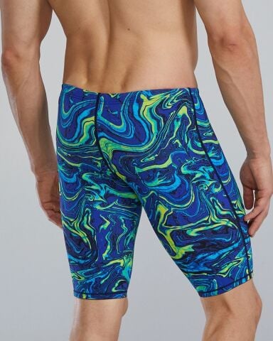 TYR M THRESHER JAMMER HYPERBLITZ BLUE-GREEN erkek yarış mayosu