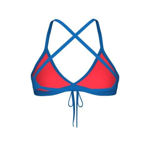 WOMEN'S TEAM SWIM TOP TIE BACK SOLID/BLUE RIVER BİKİNİ ÜSTÜ