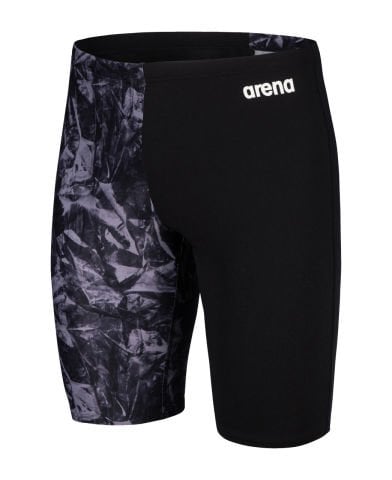 MENS ARENA TEAM CRACKLE SWIM JAMMER/BLACK-TEAM BLACK ERKEK MAYOSU