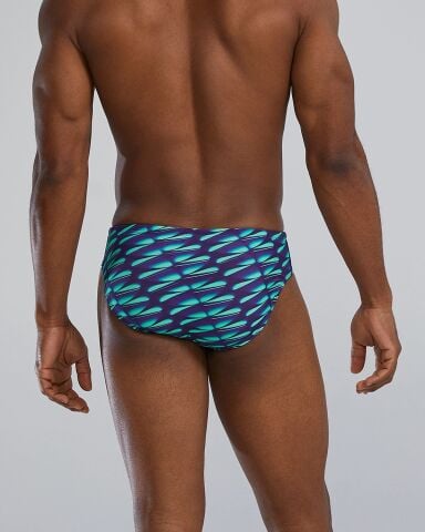 TYR Men's Brief - Dragonflyte/GREEN NAVY erkek mayosu