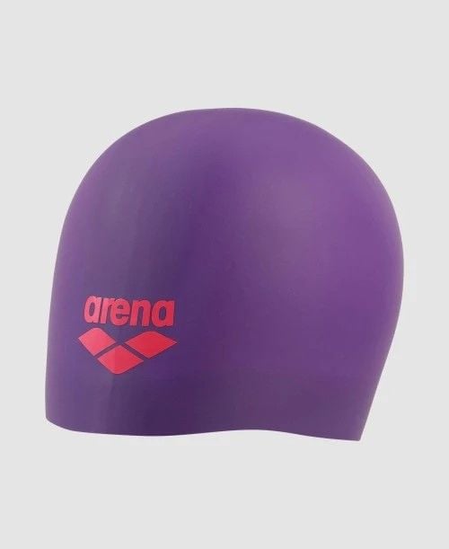 ARENA LONG HAIR CAP / PLUM-BRIGHT_CORAL/MOR UZUN SAÇ BONESİ