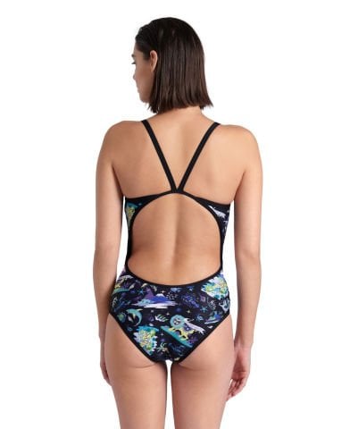 WOMEN'S ARENA FUN PLANET SWIMSUIT SUPER FLY BACK KADIN MAYOSU