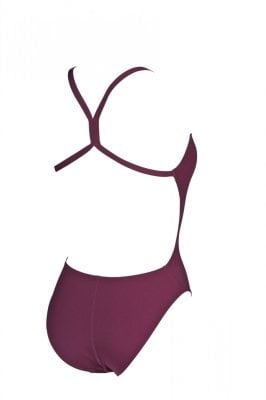 W SOLID LIGHTECH HIGH  KADIN YÜZÜCÜ MAYOSU/ RED WINE SHINY PINK (F32/12-13, F34/14-15 YAS KARŞILIĞIDIR.)