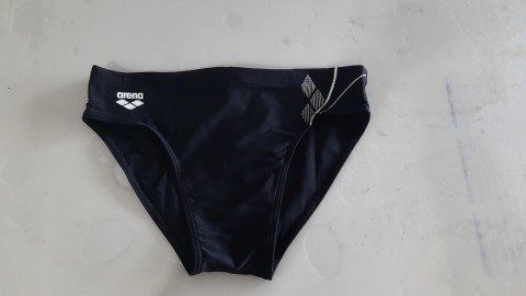 M SWING BRIEF ERKEK YÜZÜCÜ MAYOSU / BLACK-WHITE