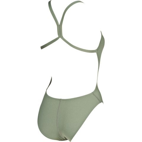 W SOLID LIGHTECH HIGH KADIN YÜZÜCÜ MAYOSU / ARMY-SHINY GREEN