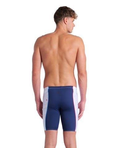 MENS ARENA FIREFLOW SWIM JAMMER/WHITE NAVY MULTI ERKEK MAYOSU