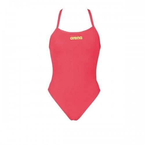 W SOLID LIGHTECH HIGH L KADIN YÜZÜCÜ MAYOSU   / FLUO RED SOFT GREEN