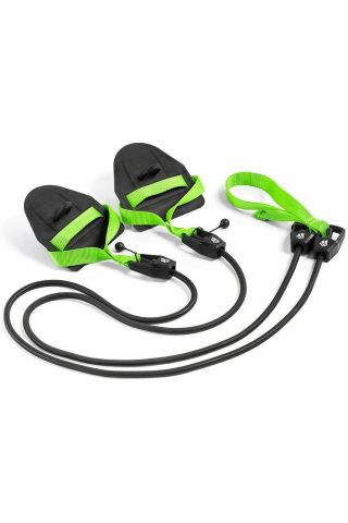 MADWAVE DRY TRAINING WITH PADDLES BLACK-GREEN/3.6-10.8 kg
