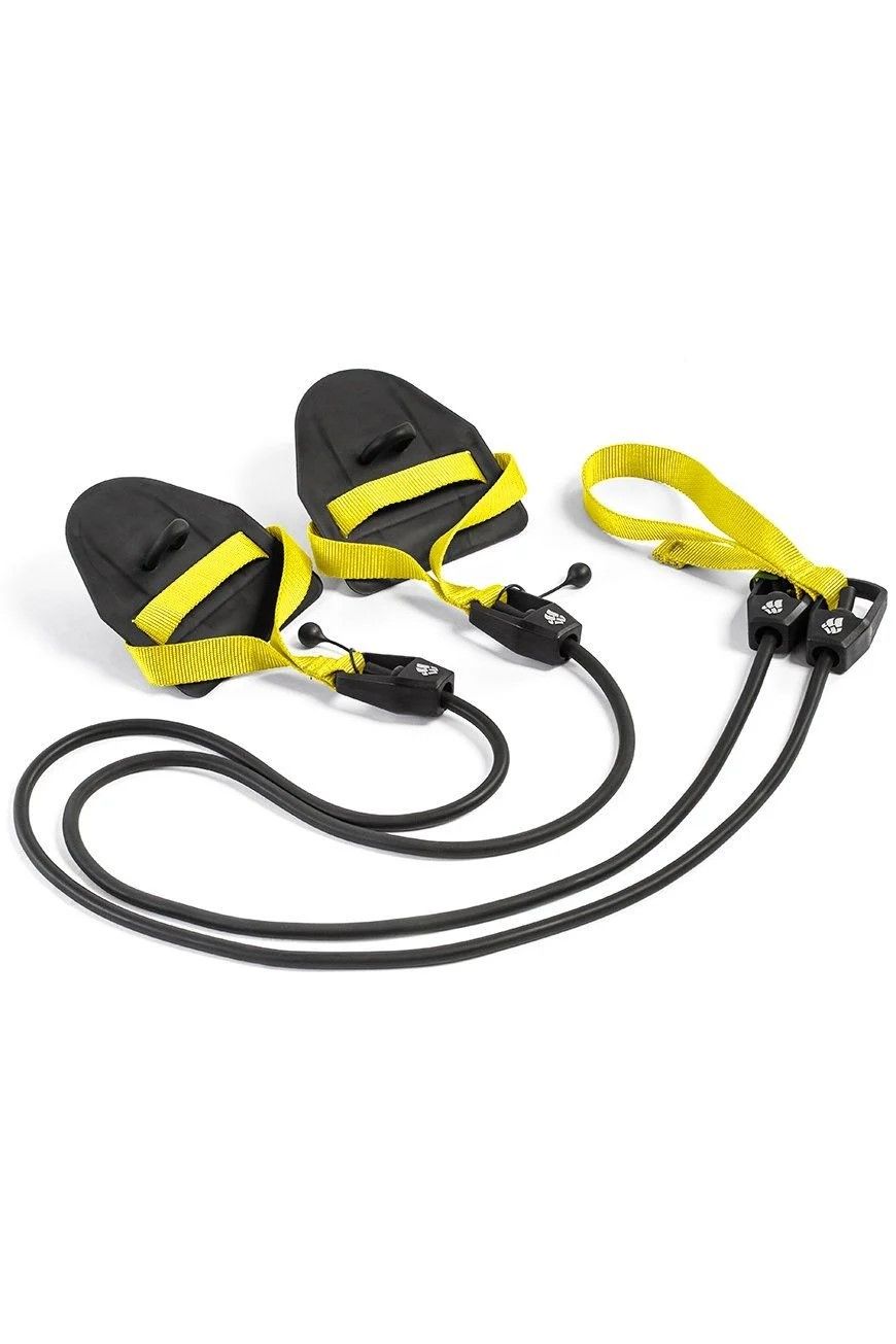 MADWAVE DRY TRAINING WITH PADDLES BLACK-YELLOW/2.2-6.3 KG