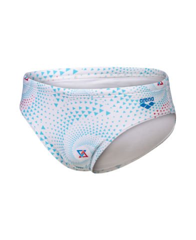 MENS ARENA FIREFLOW SWIM BRIEFS/WHITE MULTI ERKEK MAYOSU