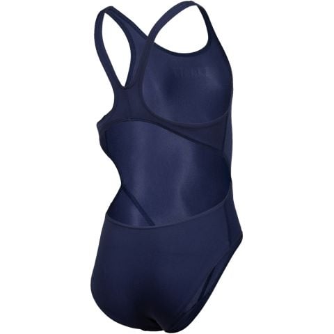 G TEAM SWIMSUIT SWIM TECH SOLID  KIZ ÇOCUK YÜZÜCÜ MAYOSU / NAVY-WHITE