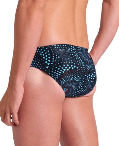 MENS ARENA FIREFLOW SWIM BRIEFS/BLACK MULTI ERKEK MAYOSU