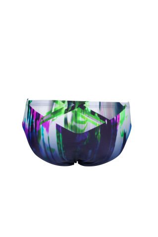 M COLOUR BLEEDING BRIEF ERKEK YÜZÜCÜ MAYOSU / NAVY-MULTI