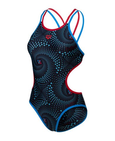 WOMENS ARENA ONE FIREFLOW DOUBLE CROSS/BLUE RIVER-RED-BLACK MULTI KADIN MAYOSU