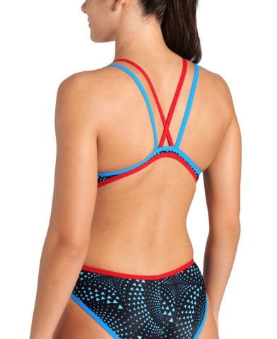 WOMENS ARENA ONE FIREFLOW DOUBLE CROSS/BLUE RIVER-RED-BLACK MULTI KADIN MAYOSU