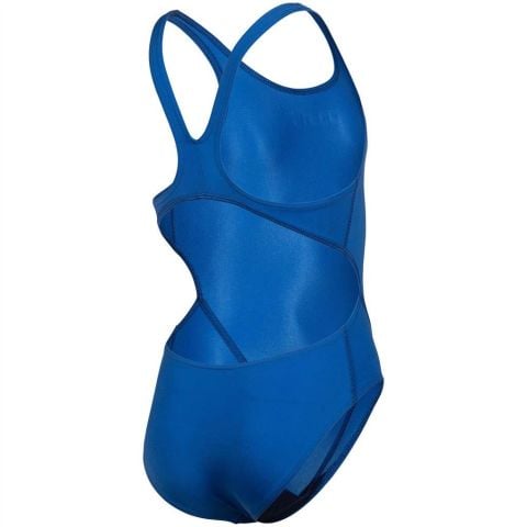 G TEAM SWIMSUIT SWIM TECH SOLID KIZ ÇOCUK YÜZÜCÜ MAYOSU / ROYAL-WHITE