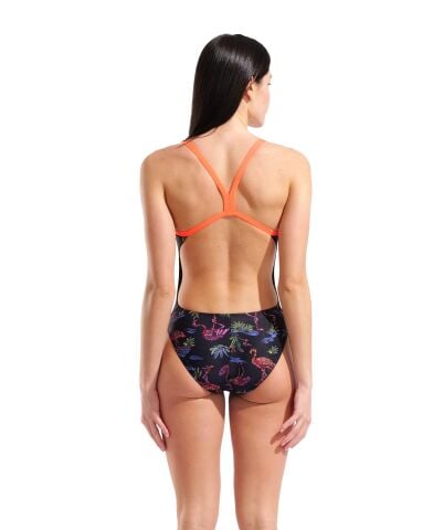W ARENA FLAMINGO SWIMSUIT CHALLENGE BACK Kadın Mayosu