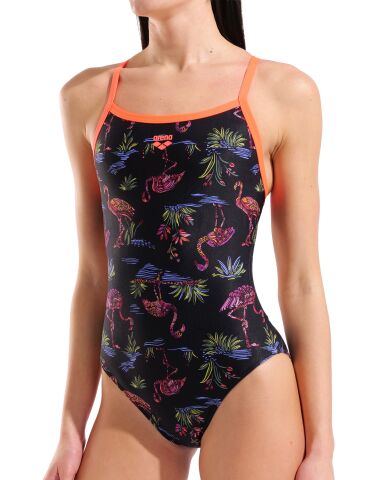 W ARENA FLAMINGO SWIMSUIT CHALLENGE BACK Kadın Mayosu