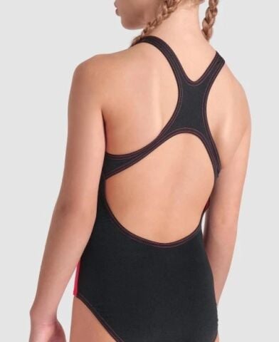 GIRL'S ARENA PALETTE SWIMSUIT SWIM PRO BACK/CALYPSO CORAL-BLACK-BLACK