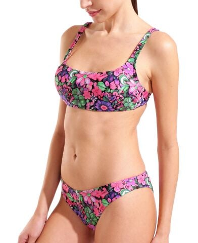 W ARENA WATER PRINTS BIKINI BRALETTE FLOWERS Kadın Bikini Takımı
