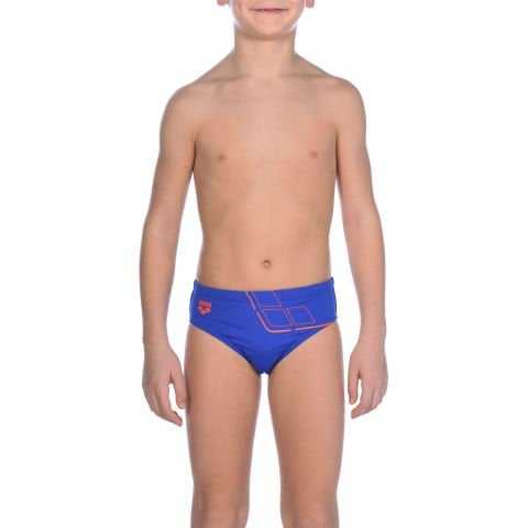 B ESSENTIALS JR BRIEF ERKEK ÇOCUK YÜZÜCÜ MAYOSU / NEON BLUE-NECRATIRINE
