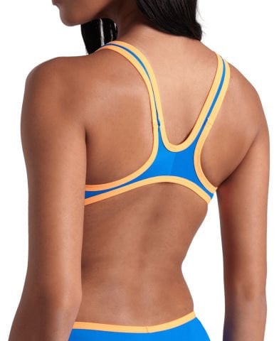 W ARENA ONE BIG LOGO/BLUE RIVER-FLUO ORANGE-SOFT GREEN KADIN MAYOSU