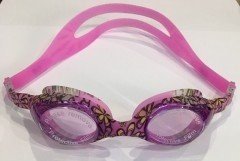 CUP SWIMMING GOGGLES JR ÇOCUK YÜZÜCÜ GÖZLÜĞÜ/ PURPLE FLOWER PRINTED
