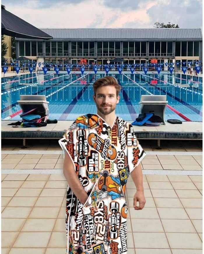 Neffa Unisex Havlu Panço Yüzücü Yarış Antrenman Ha