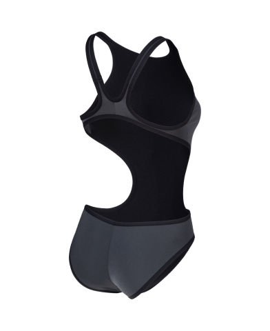 W ARENA ONE BIGLOGO KADIN YÜZÜCÜ MAYOSU /ASPHALT-BLACK