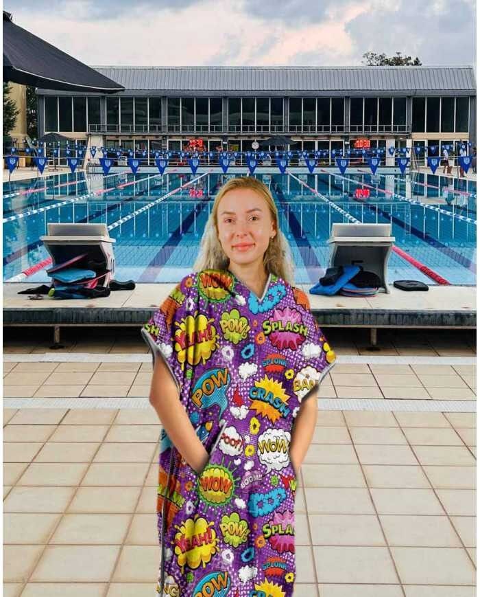 Pans Unisex Havlu Panço Yüzücü Yarış Antrenman Hav