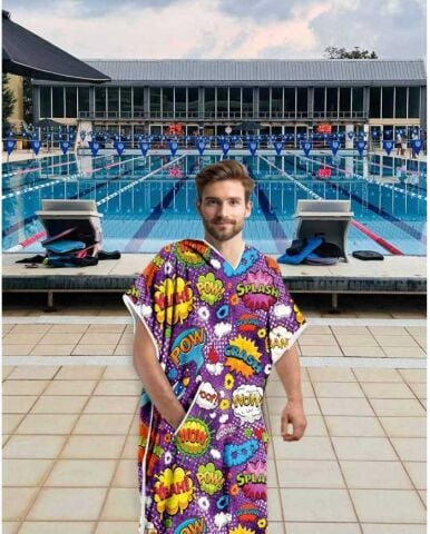 Pans Unisex Havlu Panço Yüzücü Yarış Antrenman Hav