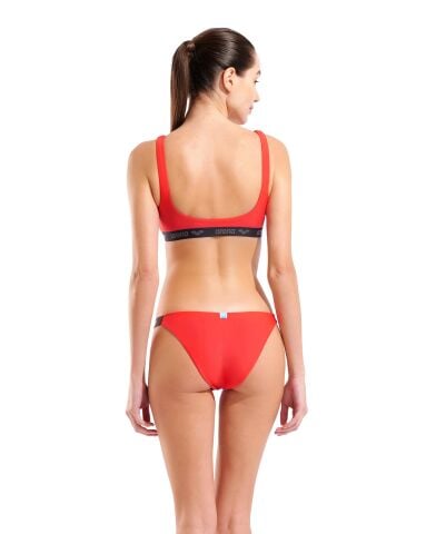W ARENA ELASTIC SOLID BIKINI BANDEAU LADYBUG Kadın Bikini Takımı