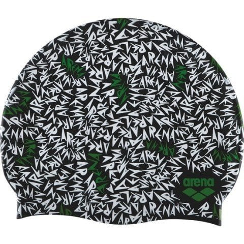 PRINT 2 MEMPHIS YÜZÜCÜ BONESİ / BLACK GREEN
