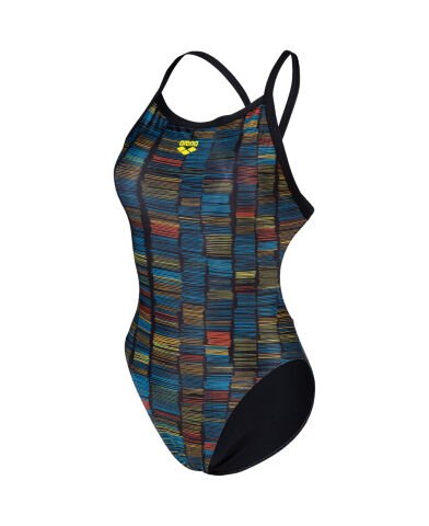 WOMEN'S ARENA SLOW MOTION SWIMSUIT XCROSS BACK KADIN YÜZÜCÜ MAYOSU /BLACK