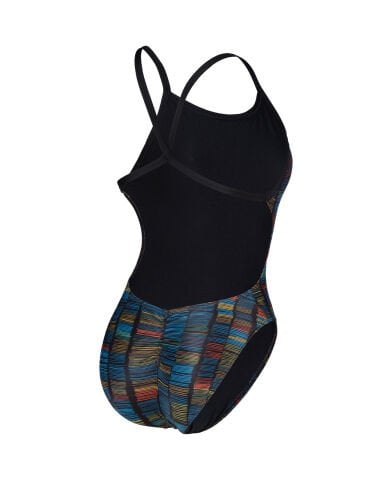 WOMEN'S ARENA SLOW MOTION SWIMSUIT XCROSS BACK KADIN YÜZÜCÜ MAYOSU /BLACK