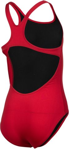 G TEAM SWIMSUIT SWIM PRO SOLID KIZ ÇOCUK YÜZÜCÜ MAYOSU / RED-WHITE