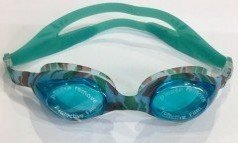 CUP SWIMMING GOGGLES JR YÜZÜCÜ GÖZLÜĞÜ/ BLUE CAMO PRINTED