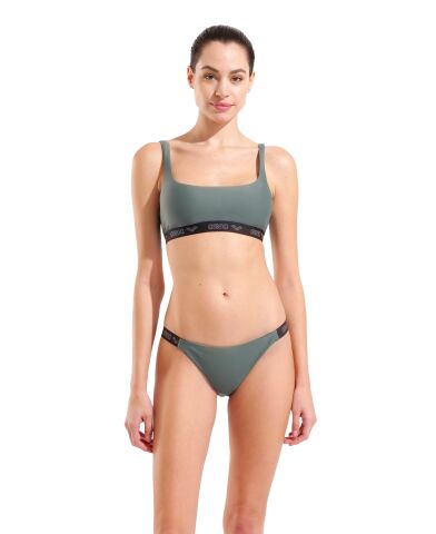 W ARENA ELASTIC SOLID BIKINI BANDEAU SAGE Kadın Bikini Takımı