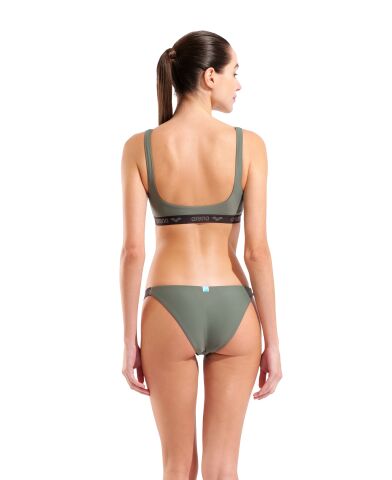 W ARENA ELASTIC SOLID BIKINI BANDEAU SAGE Kadın Bikini Takımı