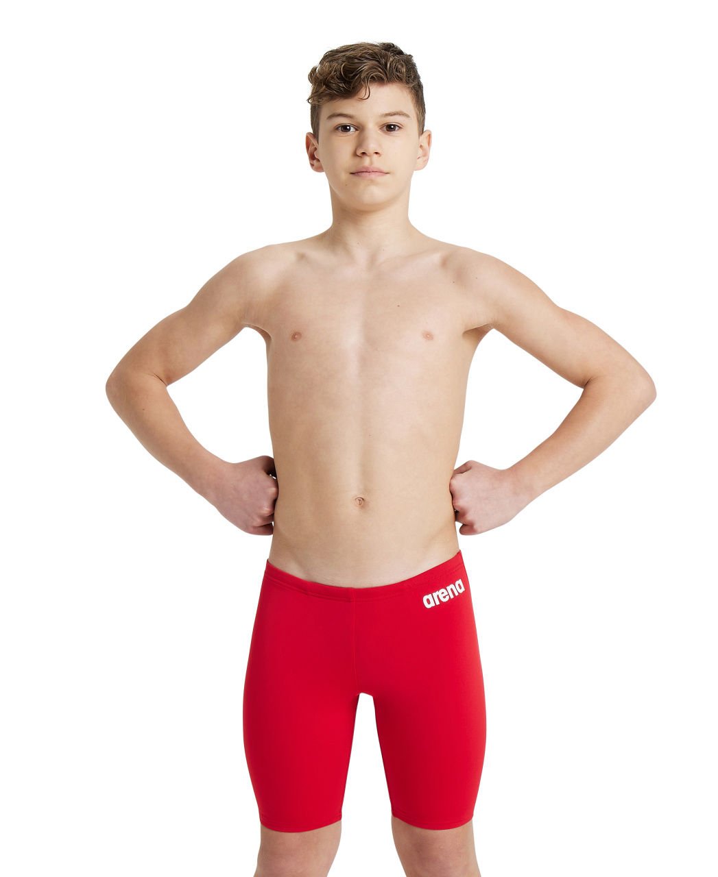 B TEAM SWIM JAMMER SOLID ERKEK ÇOCUK YÜZÜCÜ MAYOSU / RED