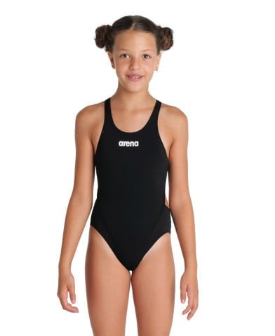 G TEAM SWIMSUIT SWIM TECH SOLID KIZ ÇOCUK YÜZÜCÜ MAYOSU /BLACK
