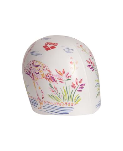 HD Cap Flamingo Silikon Yetişkin Yüzme Bonesi