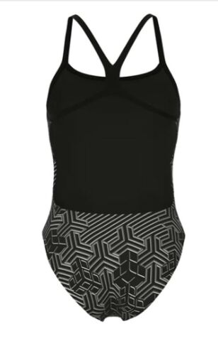 WOMEN'S ARENA KIKKO PRO SWIMSUIT CHALLENGE BACK KADIN YÜZÜCÜ MAYOSU /BLACK