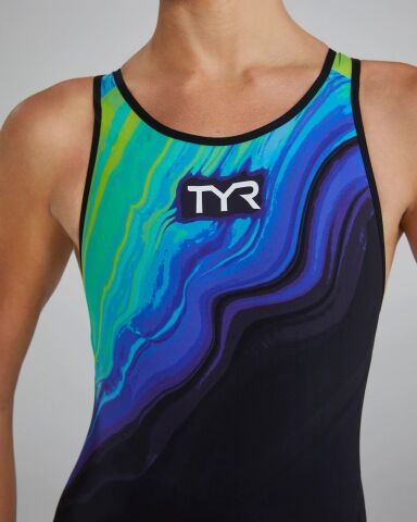 W VENZO OPEN BACK / LIME-NAVY