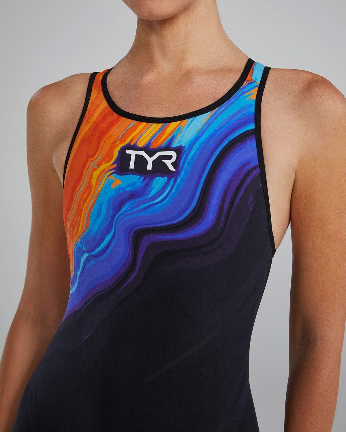 W VENZO OPEN BACK / LIME-NAVY
