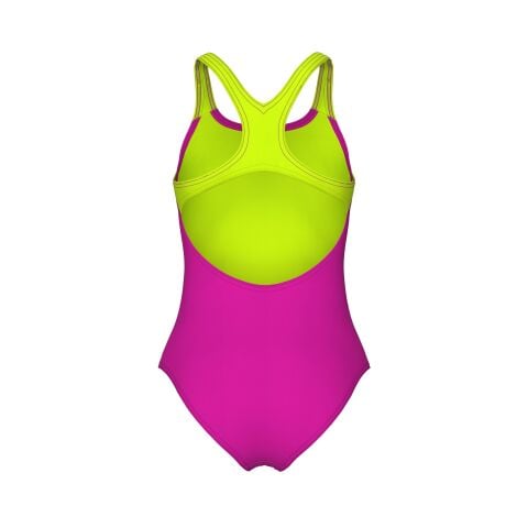 G ARENA DOTS SWIMSUIT SWIM PRO BACK VERY FUCHSIA-ARTIC LIME
